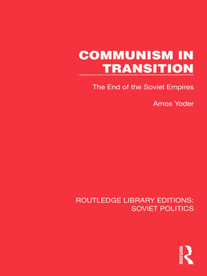 cover image of Communism in Transition